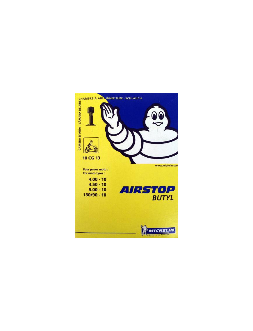 Câmara de Ar MICHELIN 10" CG 13 130/90-4.00-4.50-5.00-10"