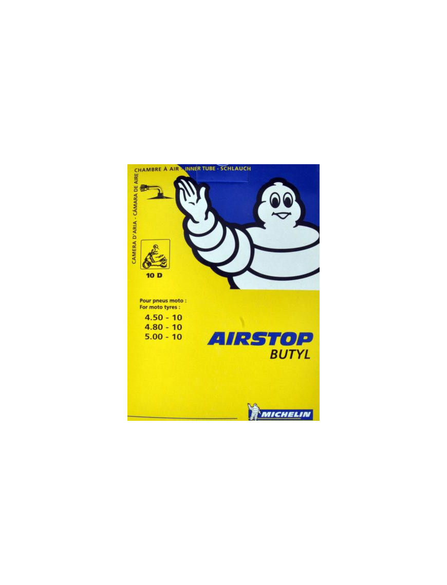 Câmara de Ar MICHELIN 10" D 4.50-5.00-10"