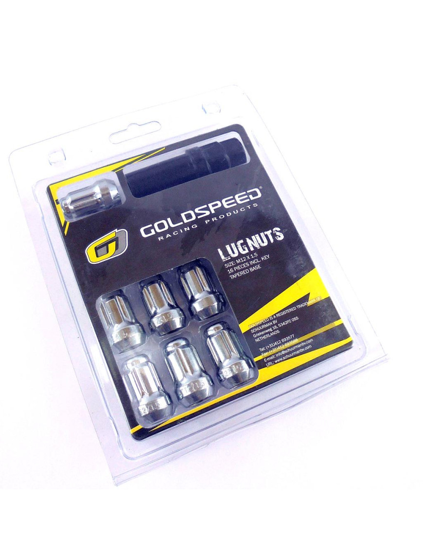 Conjunto de 16 Porcas Cónicas c/ Chave 12x1.25mm - Yamaha