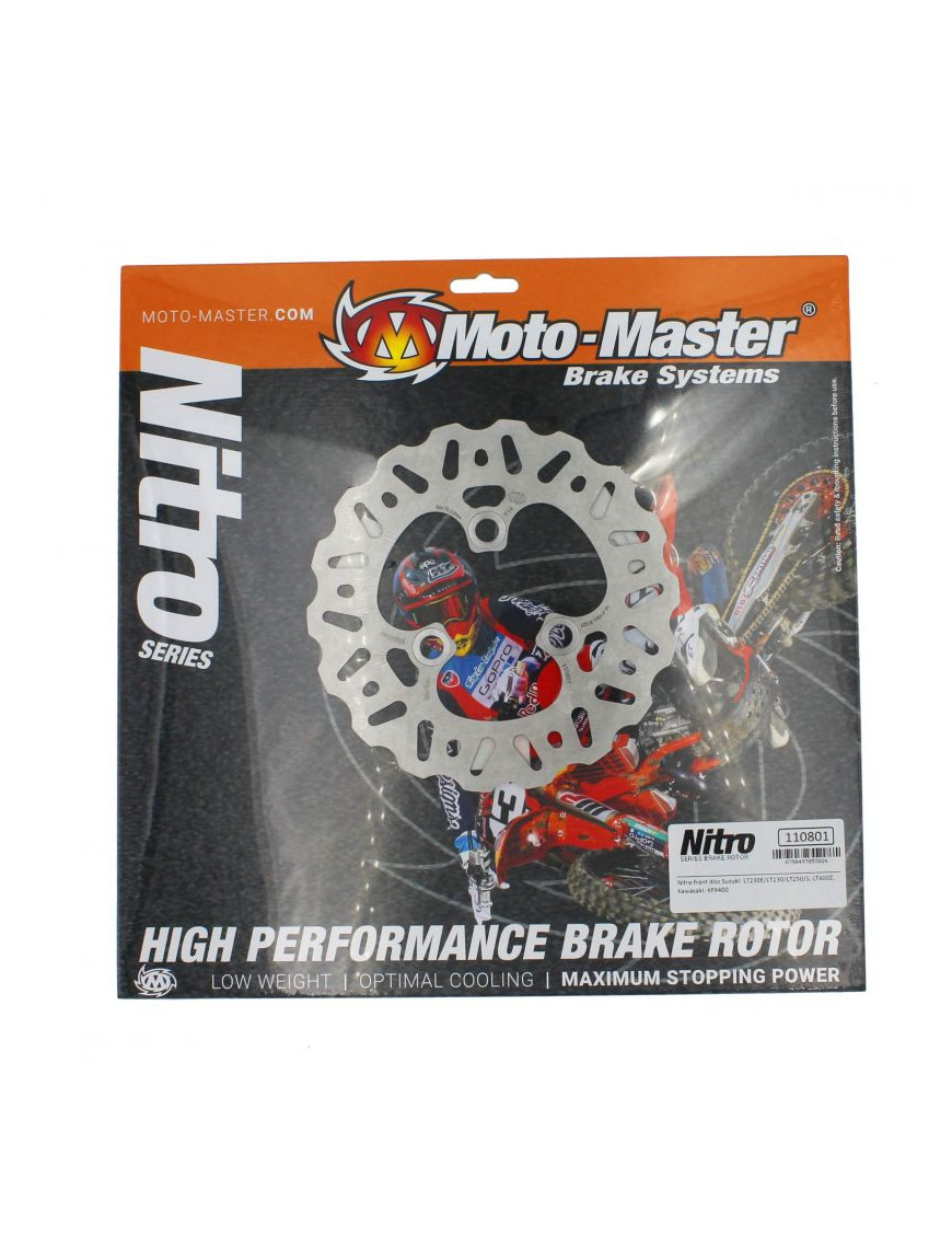 Disco Travão Frente Nitro series Moto-Master: Kawasaki KFX400, Suzuki LT230, LT250, LTZ400