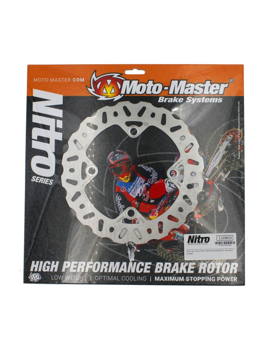 Disco Travão Traseira Nitro series Moto-Master: Honda TRX400, Kawasaki KFX400, Suzuki LTZ400