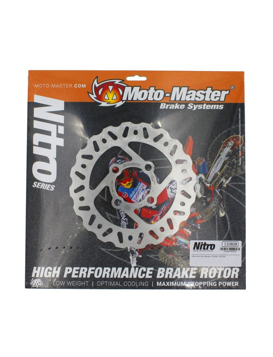 Disco Travão Traseira Nitro series Moto-Master: Yamaha, YFM700 Raptor, YFZ450, YFZ450R