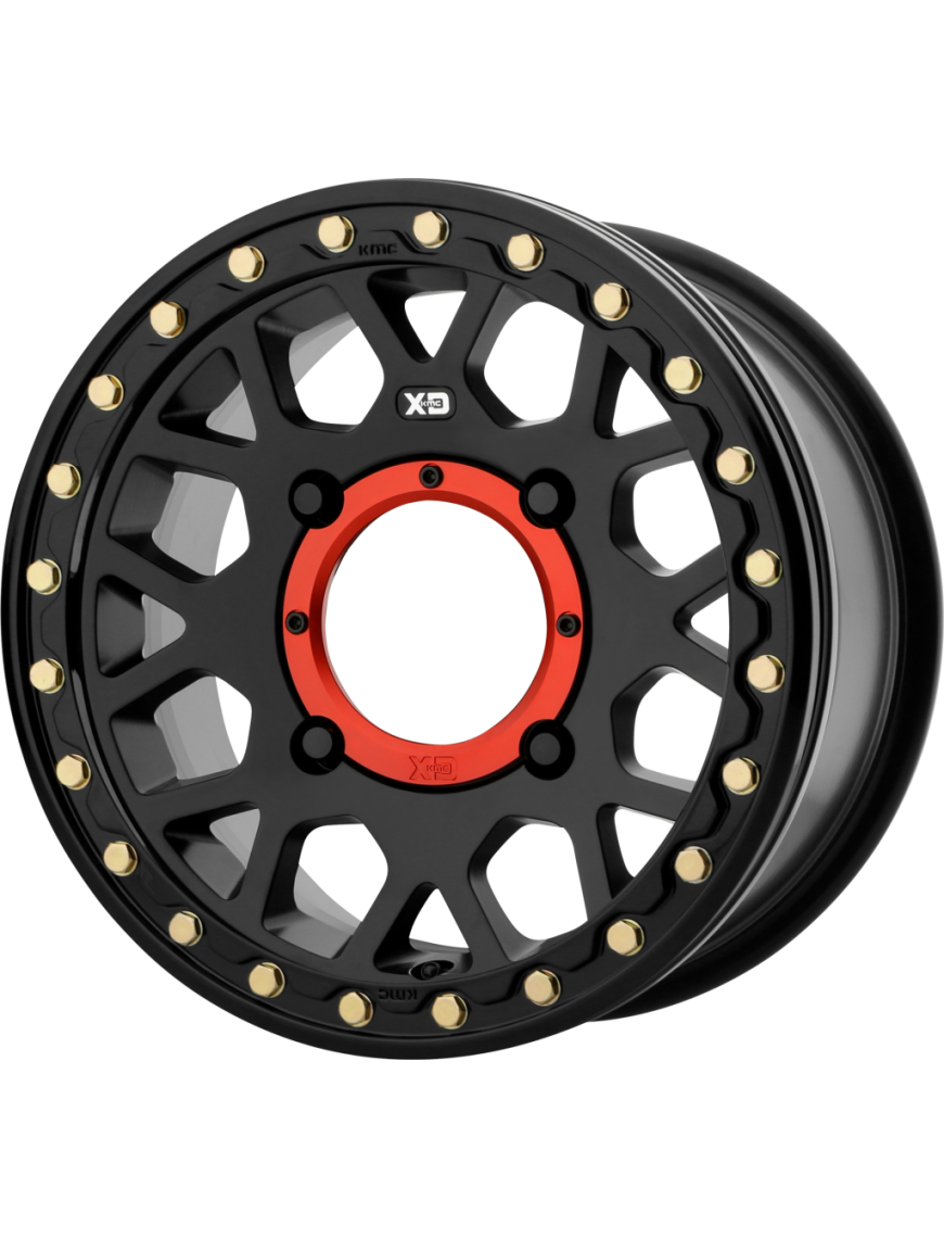 Jante KMC XS235 Grenade Beadlock 14x7 +38mm 4/110