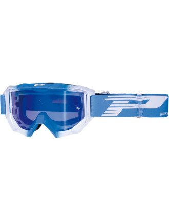 Óculos PROGRIP 3200-327 FL Azul e Branco + Lente Espelhada