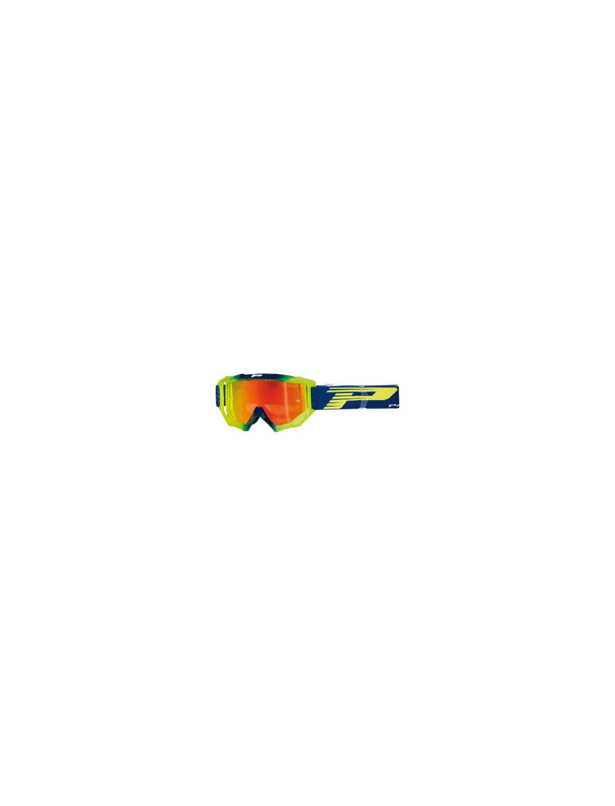 Óculos PROGRIP 3200-336 FL Azul Marinho e Amarelo Fluorescente