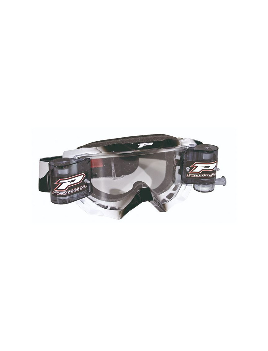 Óculos PROGRIP 3200RO Branco e Preto Roll-Off + Roll-Off XL + Lente para Sistema Roll-Off