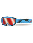 Óculos PROGRIP 3303-248 Vermelho, Azul Turquesa e Preto + Lente Espelhada Vermelha + Lente Transparente + Tear-Off