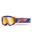Óculos PROGRIP 3303-272 Amarelo, Azul e Laranja Fluorescente + Lente Espelhada + Lente Transparente + Tear-Off
