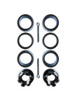 Porcas e Casquilhos para Eixo S-TEC Yamaha YFM350R