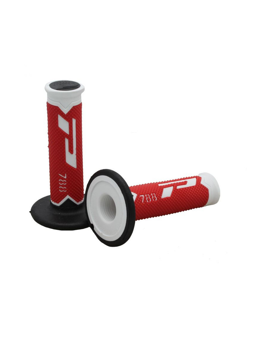 Punhos PROGRIP 788-216 Branco, Vermelho e Preto Densidade Tripla