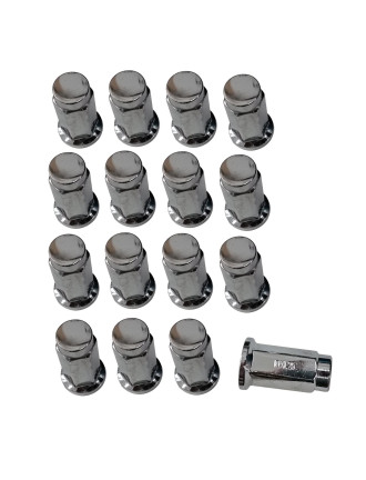 Conjunto 16 Porcas Chatas ITP SS112 |10x1.25 Cabeça de 14 mm